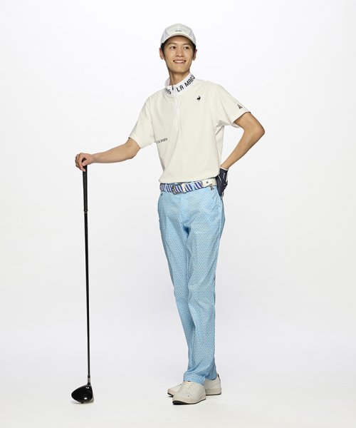 le coq sportif GOLF (ルコックスポルティフ（ゴルフ）)/【ストレッチフォーサー】ハーフジップ半袖シャツ/img25