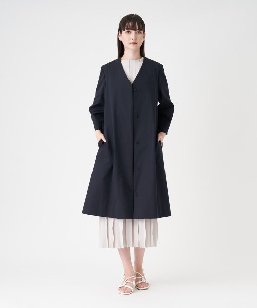 LANVIN COLLECTION(ランバンコレクション（レディス）)/Vネックノーカラーコート/img01