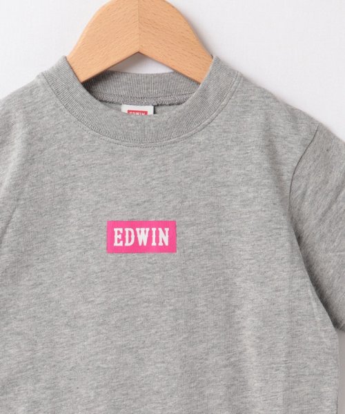 EDWIN(EDWIN)/H/S BOX LOGO PRINT THGRAY.RED/img02