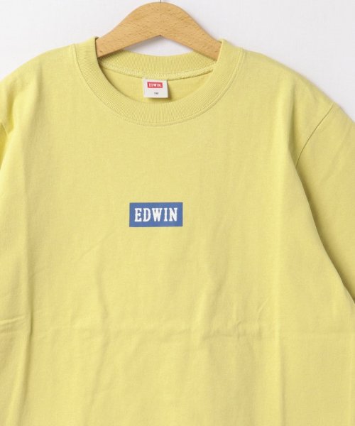 EDWIN(EDWIN)/H/S BOX LOGO PRINT TYELLOW.GREEN/img02