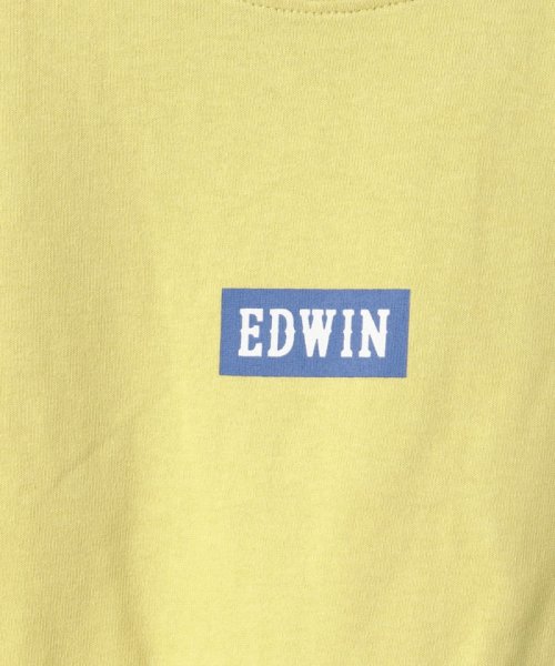 EDWIN(EDWIN)/H/S BOX LOGO PRINT TYELLOW.GREEN/img03