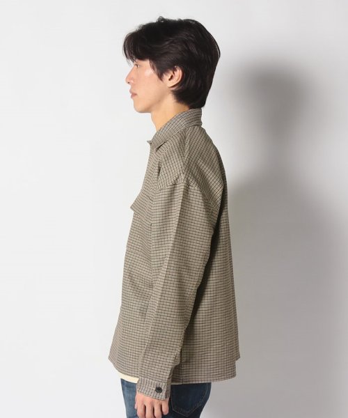 EDWIN(EDWIN)/CPO JACKET          BEIGE CHECK/img01