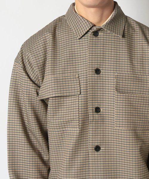 EDWIN(EDWIN)/CPO JACKET          BEIGE CHECK/img03