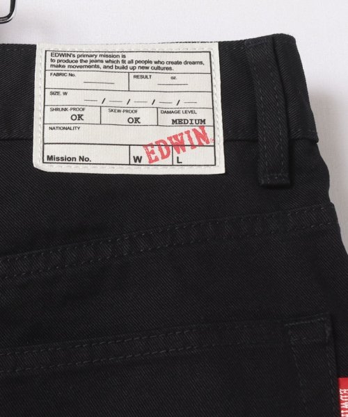 EDWIN(EDWIN)/REGULAR SHORTS      BLACK EX/img03