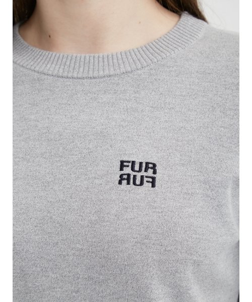 FURFUR(FURFUR)/ロゴ刺繍クルーネックセーター/img24