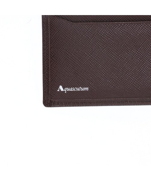 アクアスキュータム AQUASCUTUM 財布 二つ折り バーミンガム メンズ 本革 小銭入れあり BIRMINGHAM ブラック ネイビー ダーク ブラウン アクアスキュータム AQUASCUTUM BIRMINGHAM
