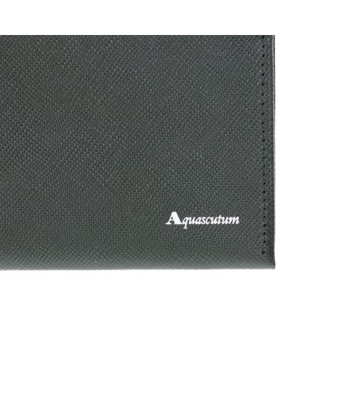 Aquascutum(アクアスキュータム)/ アクアスキュータム AQUASCUTUM 財布 長財布 二つ折り バーミンガム メンズ 本革 小銭入れあり BIRMINGHAM ブラック ネイビー ダーク /img06