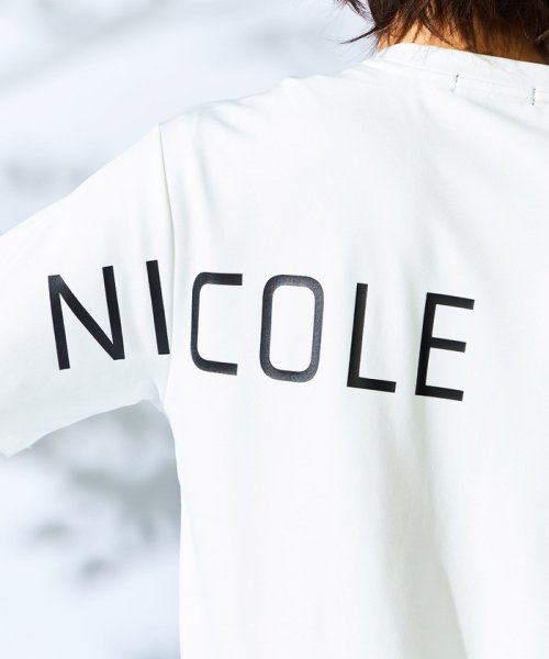 HIDEAWAYS NICOLE(ハイダウェイ ニコル)/【WEB限定】ビッグロゴプリント半袖Ｔシャツ/img10