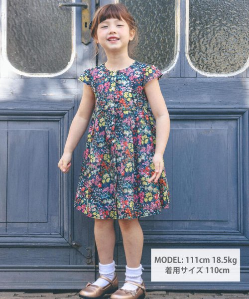 【お揃い】【DEVEAUX】花柄ワンピース(90~140cm) 【お揃い】【DEVEAUX】花柄ワンピース(90~140cm) AAA1304008400(10010円)