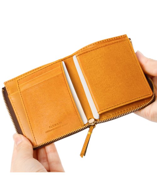 SLOW スロウ 財布 ミニ財布 ミニウォレット L字ファスナー ボックス型 box型小銭入れ ハービー 本革 日本製 SLOW Herbie SO882P SLOW ボックス型 ハービー Herbie mini