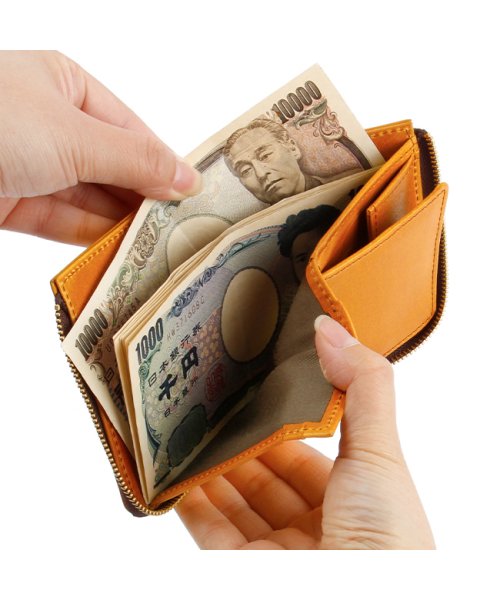 SLOW スロウ 財布 ミニ財布 ミニウォレット L字ファスナー ボックス型 box型小銭入れ ハービー 本革 日本製 SLOW Herbie SO882P SLOW ボックス型 ハービー Herbie mini