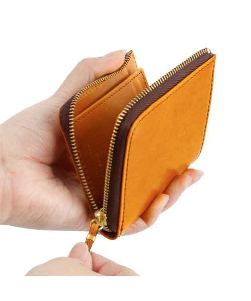 SLOW スロウ 財布 ミニ財布 ミニウォレット L字ファスナー ボックス型 box型小銭入れ ハービー 本革 日本製 SLOW Herbie SO882P SLOW ボックス型 ハービー Herbie mini