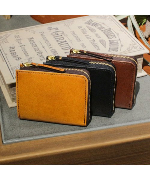 SLOW スロウ 財布 ミニ財布 ミニウォレット L字ファスナー ボックス型 box型小銭入れ ハービー 本革 日本製 SLOW Herbie SO882P SLOW ボックス型 ハービー Herbie mini