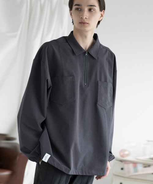 aimoha(aimoha（アイモハ）)/aimoha men FUNCTIONAL CPO SHIRT ファンクショナルCPOシャツ吸水速乾/img01