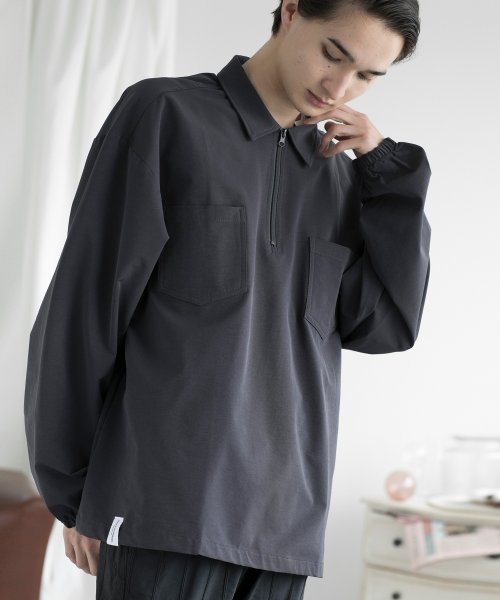 aimoha(aimoha（アイモハ）)/aimoha men FUNCTIONAL CPO SHIRT ファンクショナルCPOシャツ吸水速乾/img03