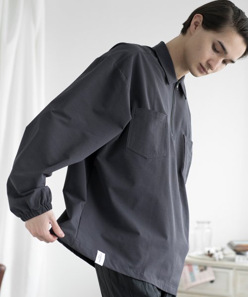 aimoha(aimoha（アイモハ）)/aimoha men FUNCTIONAL CPO SHIRT ファンクショナルCPOシャツ吸水速乾/img06