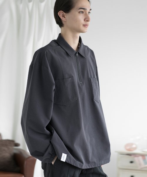 aimoha(aimoha（アイモハ）)/aimoha men FUNCTIONAL CPO SHIRT ファンクショナルCPOシャツ吸水速乾/img09