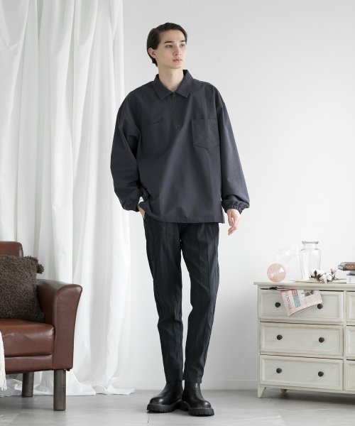 aimoha(aimoha（アイモハ）)/aimoha men FUNCTIONAL CPO SHIRT ファンクショナルCPOシャツ吸水速乾/img13