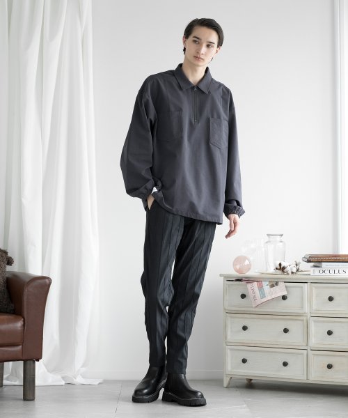 aimoha(aimoha（アイモハ）)/aimoha men FUNCTIONAL CPO SHIRT ファンクショナルCPOシャツ吸水速乾/img15