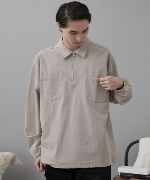 aimoha(aimoha（アイモハ）)/aimoha men FUNCTIONAL CPO SHIRT ファンクショナルCPOシャツ吸水速乾/img30