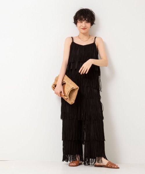 NOLLEY’S sophi(ノーリーズソフィー)/【crinkle crinkle crinkle/クリンクル クリンクル クリンクル】cotton voile fringe camisole/img01