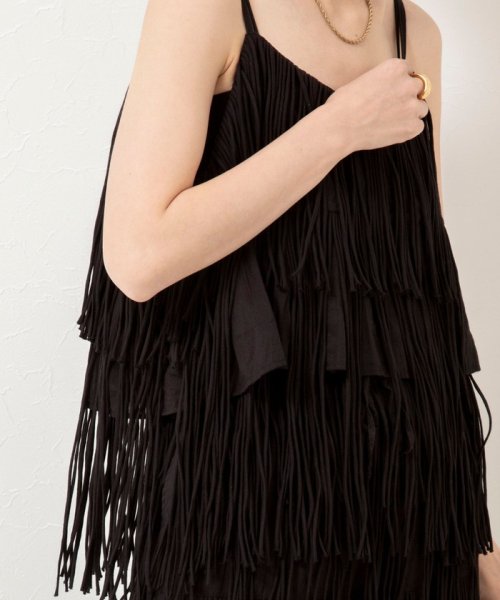 NOLLEY’S sophi(ノーリーズソフィー)/【crinkle crinkle crinkle/クリンクル クリンクル クリンクル】cotton voile fringe camisole/img06