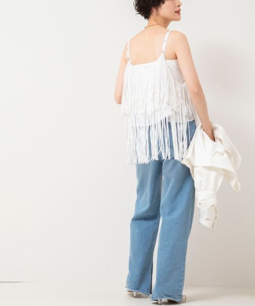 NOLLEY’S sophi(ノーリーズソフィー)/【crinkle crinkle crinkle/クリンクル クリンクル クリンクル】cotton voile fringe camisole/img11