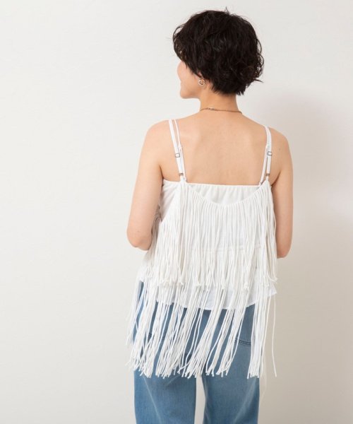 NOLLEY’S sophi(ノーリーズソフィー)/【crinkle crinkle crinkle/クリンクル クリンクル クリンクル】cotton voile fringe camisole/img14