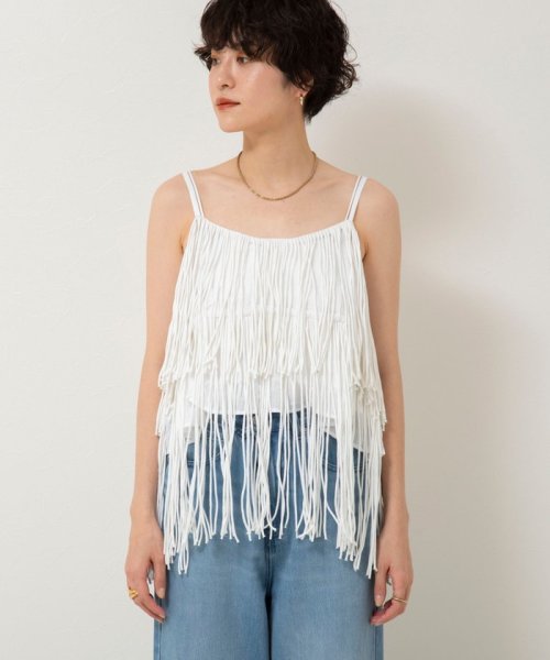 NOLLEY’S sophi(ノーリーズソフィー)/【crinkle crinkle crinkle/クリンクル クリンクル クリンクル】cotton voile fringe camisole/img15