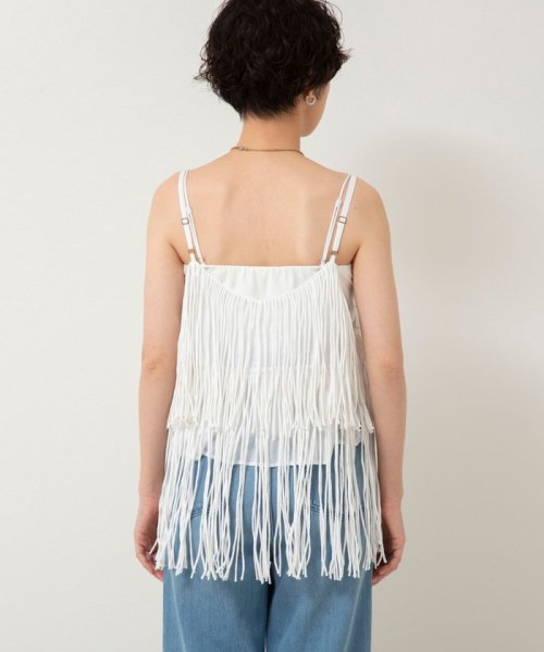 NOLLEY’S sophi(ノーリーズソフィー)/【crinkle crinkle crinkle/クリンクル クリンクル クリンクル】cotton voile fringe camisole/img17