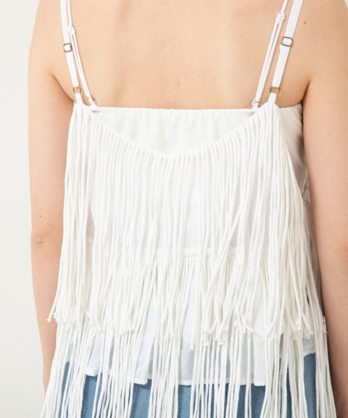 NOLLEY’S sophi(ノーリーズソフィー)/【crinkle crinkle crinkle/クリンクル クリンクル クリンクル】cotton voile fringe camisole/img18