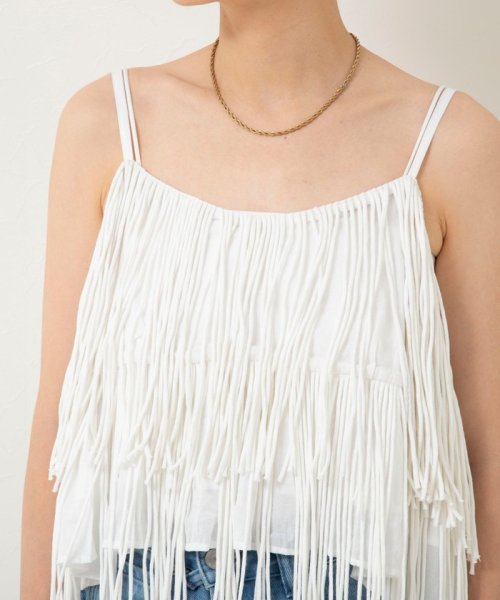 NOLLEY’S sophi(ノーリーズソフィー)/【crinkle crinkle crinkle/クリンクル クリンクル クリンクル】cotton voile fringe camisole/img19