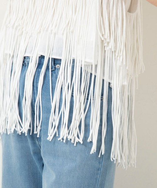 NOLLEY’S sophi(ノーリーズソフィー)/【crinkle crinkle crinkle/クリンクル クリンクル クリンクル】cotton voile fringe camisole/img22