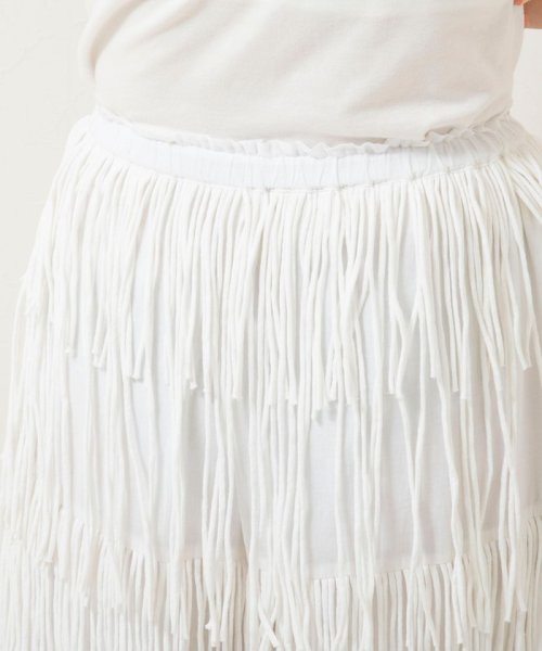 NOLLEY’S sophi(ノーリーズソフィー)/【crinkle crinkle crinkle/クリンクル クリンクル クリンクル】cotton voile fringe pants/img17