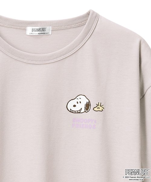 aimerfeel(エメフィール)/PEANUTS スヌーピー ランチパーティ ロングTシャツ 上下セット(男女兼用サイズ)/img12