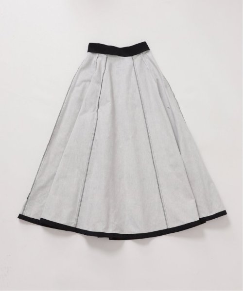 アルチザンフラワープリントフレアスカート 