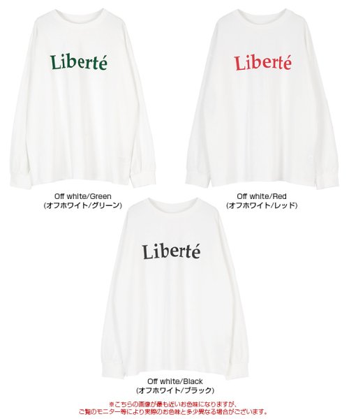 titivate(ティティベイト)/ロゴロングスリーブTシャツ/img14