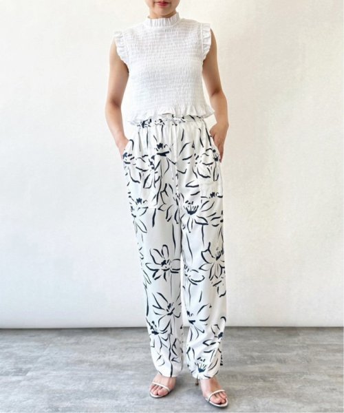 アートプリントイージーパンツ 