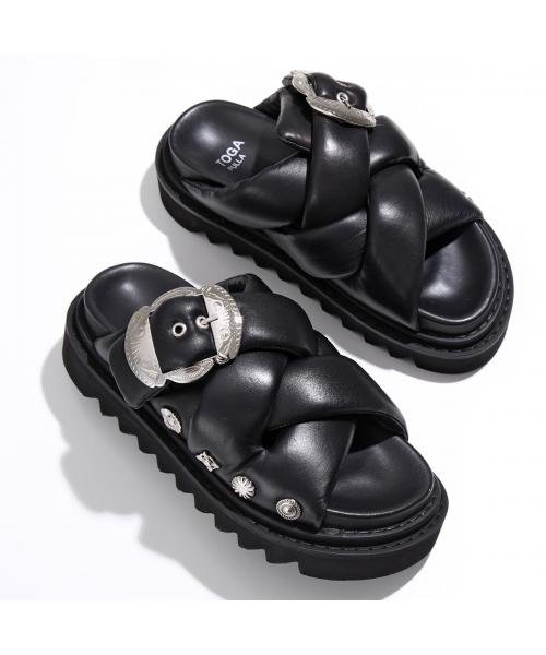 TOGA PULLA サンダル AJ1317 レザー パデット TOGA PULLA サンダル AJ1317 レザー