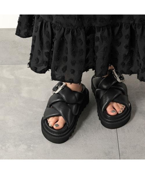 TOGA PULLA サンダル AJ1317 レザー パデット TOGA PULLA サンダル AJ1317 レザー