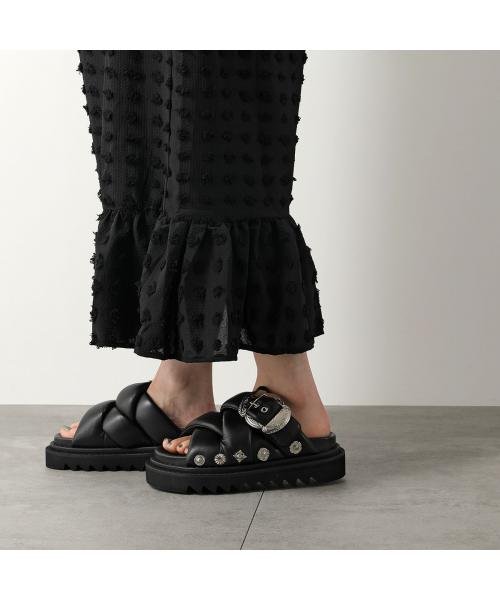 TOGA PULLA サンダル AJ1317 レザー パデット TOGA PULLA サンダル AJ1317 レザー