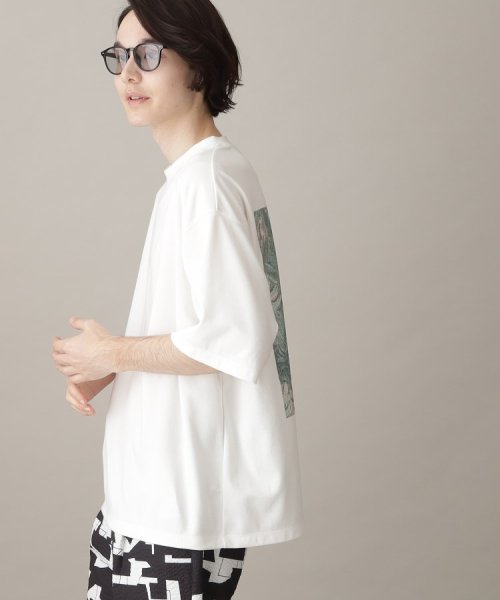 THE SHOP TK(ザ　ショップ　ティーケー)/ボタニカルプリント半袖Tシャツ/img14