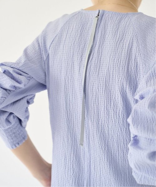 アームギャザーワンピース　無地 