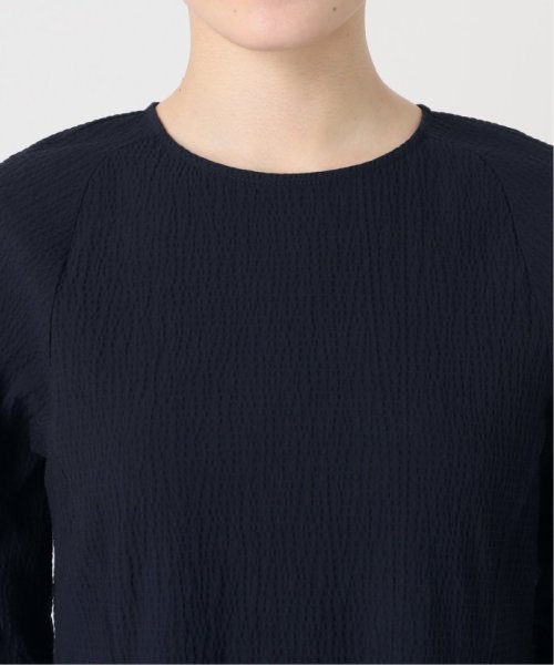 アームギャザーワンピース　無地 