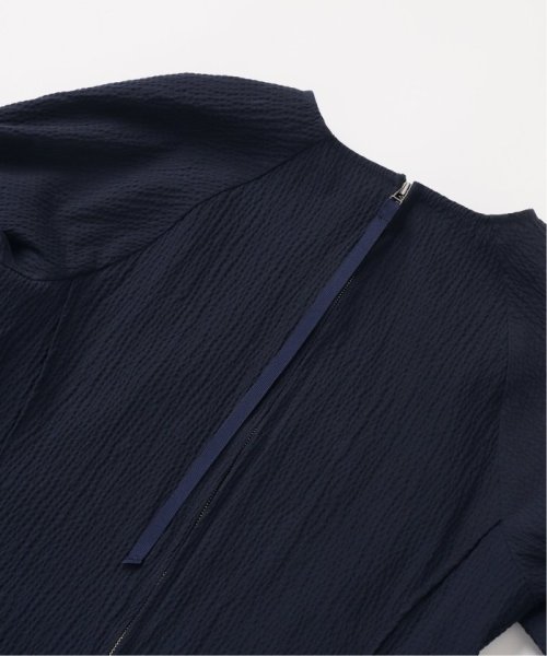 アームギャザーワンピース　無地 