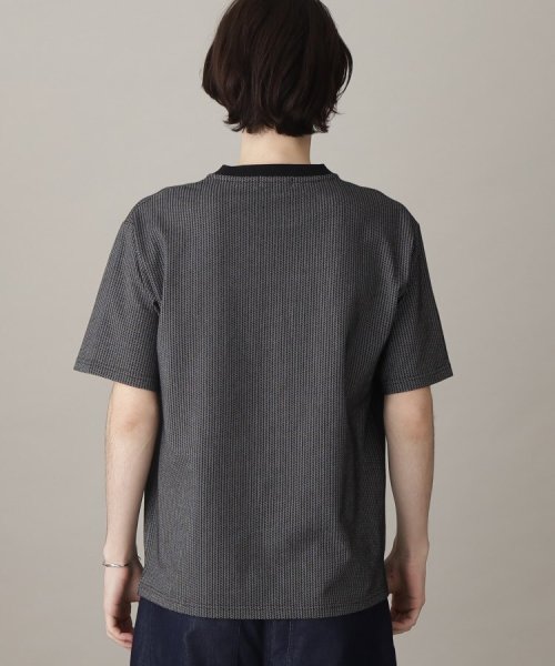 THE SHOP TK(ザ　ショップ　ティーケー)/カットジャガード半袖Tシャツ/img03