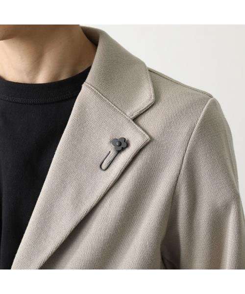 LARDINI ミラノリブ ニット ジャケット EQLJM56 EQ62000 ミラノリブ ニット ジャケット EQLJM56 シングルブレスト サイドベンツ