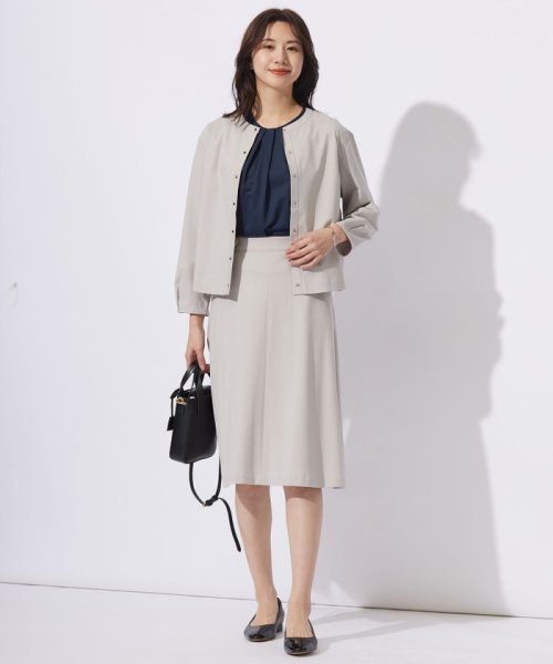 J.PRESS LADIES（LARGE SIZE）(J．プレス　レディス（大きいサイズ）)/【洗える・セットアップ対応】Tricot ジャケット カーディガン/img04