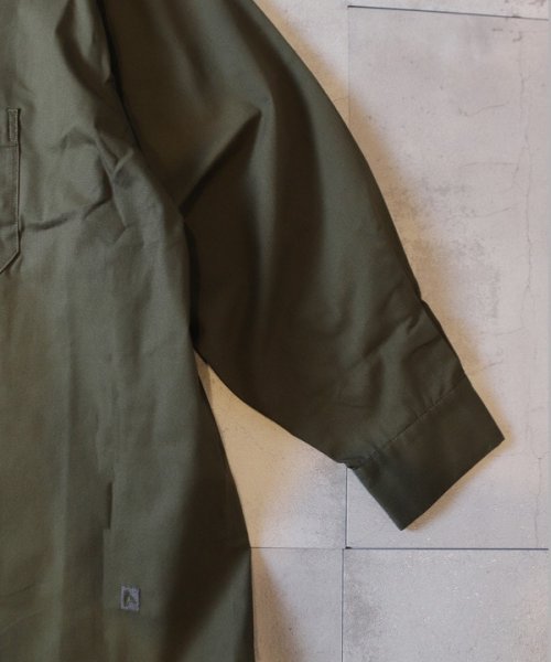 FUSE(フューズ)/【ARMY TWILL(アーミーツイル)】 COTTON/POLYESTER PLAIN BIG SHIRT/img12