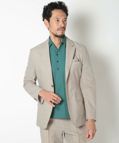 【ACTIVE TAILOR】COOL DOTSメランジプリントジャケット ACTIVE TAILOR COOL